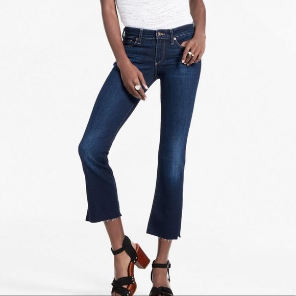 Lucky Brand Denim - Lucky Brand Sweet Mid Rise Cropped Bootcut Jean With Side Slit